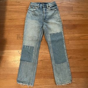 Abercrombie Zoe natural rise ankle straight